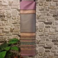 ราคา ผ้าทอทั้งผืน (ผ้าไหมแกมฝ้าย ผ้าไทย ผ้าซิ่น ผ้าถุง) ลายซิ่นตีนจกเชียงแสน สีม่วงพาสเทล (40822702635)