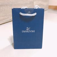 ราคา ถุงกระดาษ Swarovski แท้ % สีน้ำเงิน (2643425364)