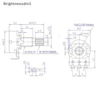 ราคา [Brightnessdin] A500K B500K A250K B250K A50K B50K A25K B25K Potentiometer Splined หม้อขนาดเล็กกีตาร์ไฟฟ้าเบสผล Amp Tone Volume18mm อะไหล่เพลา Bq (45152801469)