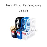 ราคา ตะกร้ากล่องแฟ้มนิตยสารพลาสติก Jenia F4 - แฟ้มกระดาษ Folio กล่องเก็บเอกสาร (49801578651)