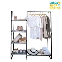 ราคา โลตัส ชั้นจัดเก็บ อเนกประสงค์ พร้อมราวแขวน LOTUSS MULTI PURPOSE SHELF RACK SHAPE (25912740527)