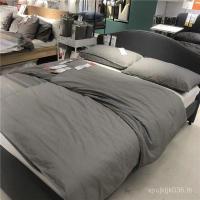 ราคา ปลอกผ้านวมที่เหมาะกับผิวผ้าฝ้ายแท้ชิ้นเดียวผ้าฝ้ายสบายผ้าห่มปกสามชิ้นชุด100ผ้าห่มปกการค้าต่างประเทศคู่ผ้าฝ้ายแท้ชิ้นเดียว โฆษณา (56003015607)