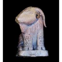 ราคา แพะเหลียวหลังหล่อโบราณ (แพะ รุ่น 3 ) เนื้อ สัมฤทธิ์ ฝังตะกรุดสาริกา ทองคำแท้ 2 ดอก หลวงปู่อาด (1937507587)