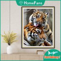 ราคา 【HF】ภาพวาดปักเพชร ทรงกลม ลายเสือ 5D ขนาด 40X50 ซม. สําหรับตกแต่งบ้าน เหมาะกับเด็ก และผู้ใหญ่ (21321407215)