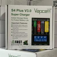 ราคา เครื่องชาร์จถ่านVapcell S4 Plus super Charger V3.0 ของแท้[ออกใบกำกับภาษีได้] (21337026644)