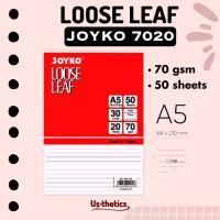 ราคา กระดาษรีฟิล Joyko A5 50 แผ่น | กระดาษไส้แฟ้มสมุดลาย (18255714150)