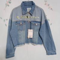 ราคา Pull&bear Preloved New-Pull&amp;เสื้อแจ็คเก็ตยีนส์หมี (13343765942)