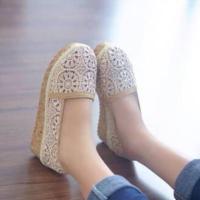 ราคา รองเท้าลูกไม้ส้นตึก size 36 (3939822)