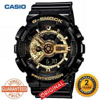 ราคา KK G-Shock GA-110 สีดําทองนาฬิกาคลาสสิก GA110 นาฬิกาข้อมือผู้ชายอิเล็กทรอนิกส์กีฬากันน้ํา Auto Light กีฬา V846 (46651668933)