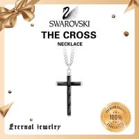 ราคา （SWAROVSKI official store）Swarovski สร้อย สวารอฟส สร้อยคอผู้ชาย swarovski Men's Cross Necklace รุ่น: 5252386 (17686758251)
