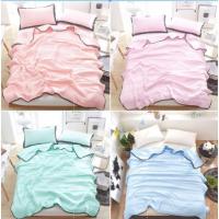 ราคา ผ้าห่มใยไหม Cotton Silk 100% ขนาด 6 ฟุต โทนสีพาสเทล มี 6 สี (4039239358)