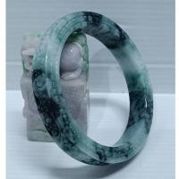 ราคา หยก หยกพม่า กำไลหยกแกะสลักลายเถาวัลย์ทรงโบราณ (29018528855)