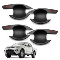 ราคา บ้าปีก เบ้ารองมือเปิด กันรอย 4ประตู โลโก้แดง Triton สีดำด้าน สำหรับ Mitsubishi L200 Triton Plus 4x2 4x4 ปี 2019-2020 (7925563983)