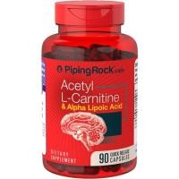 ราคา Acetyl L-Carnitine 800 mg & Alpha Lipoic Acid 400 mg, 90 แคปซูลแบบปลดเร็ว (28076236330)