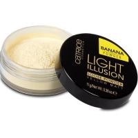 ราคา ของแท้/พร้อมส่ง Catrice Light Loose Powder Yellow Matt (Banana Powder) 11g.คาทริซ แป้งฝุ่น ช่วยดูดซับความมันบนใบหน้า (19172945503)