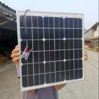 ราคา แผงโซล่าเซลล์20วัตร12-18v 1.18A แผ่นโซล่าเซล แผงโซล่าเซล โซล่าเซลชาจแบต ชุดไฟนอนนา แผง 20w แผงโซล่าเซลล์ 20w (4624089810)