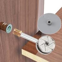 ราคา หนา Heavy-Duty เฟอร์นิเจอร์ประกอบสามในหนึ่งเดียวเชื่อมต่อตู้เสื้อผ้าตู้เตียง Fastener สกรูล้อประหลาดอ่อนนุช 12.2 (51402451505)