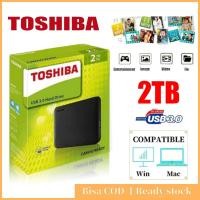 ราคา Toshiba Canvio Basic 1TB/2TB HD ฮาร์ดไดรฟ์ภายนอก/ HDD ภายนอก USB 3.0 แบบพกพาฮาร์ดไดรฟ์ภายนอก Toshiba ฮาร์ดไดรฟ์ภายนอก - สีดํา (47552814562)