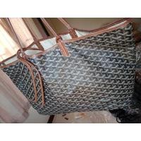 ราคา กระเป๋าถือหนังแท้ 100% แบรนด์แท้ Goyard made in France ไซส์ 17 นิ้ว สูง 12 นิ้ว สภาพหนังสวยมากๆ มีเลข DC ครบจ้า (17742171396)