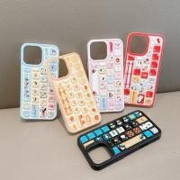 ราคา 3D คีย์บอร์ดสำหรับ iPhone 16 15 13 12 11 14 Plus Pro MAX ปลอกแมวคิตตี้น่ารักการ์ตูน Shin-Chan Case COVER (29071693321)