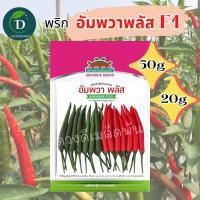 ราคา ใหม่ล่าสุด‼️เมล็ดพริกอัมพวาพลัส 20กรัม และ 50 กรัม ตราตะวันต้นกล้า (22967381402)