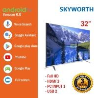 ราคา แอนดรอยด์ทีวี SKYWORTH (Android TV 8.0 / Smart TV) ขนาด 32 นิ้ว รุ่น 32E6 (1736999538)