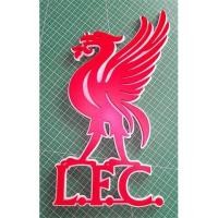 ราคา โลโก้ ลิเวอร์พูล Logo Liverpool พลาสวูดฉลุลายทำสี (2726668705)