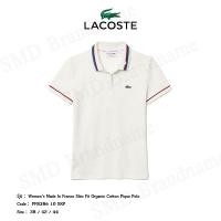 ราคา Lacoste เสื้อโปโลหญิง รุ่น Women’s Made In France Slim Fit Organic Cotton Pique Polo Code: PF8386 10 XKP (20284776789)