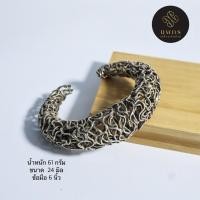 ราคา กำไลรังนก เงินแท้ 92.5% งานโบราณ (29431077615)