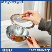 ราคา สองครั้ง 1ชิ้นหม้อคนเดียวชามสแตนเลสวอลนัทไม้จับสลัดผลไม้ชามโยเกิร์ตอาหารเช้าทําอาหารเครื่องมือครัวร้านอาหาร QDD (50303286443)