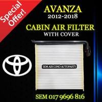 ราคา TOYOTA AVANZA 2012-2018 YEAR OEM CABIN AIR FILTER + ฝาครอบ (ระบบแอร์รถยนต์) PENUTUP + PENAPIS AIRCOND (53353563657)