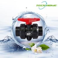 ราคา SHCN True Union Ball Valve UPVC {Handle Red Color} # (ANSI Fitting) Size 1-2"-4" (3854388417)