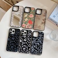 ราคา Casetifyพิพิธภัณฑ์เกาหลีRetroดอกไม้กระจกสําหรับIPhone 15 Pro Max 14 11 12 13 MiniกรณีX XR XS Max SE 2022 6 6s 7 8 Plus 7+ ฝาครอบSoft BorderกลับPC Hardกันชน (40916462775)
