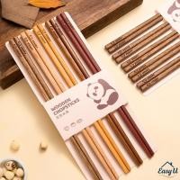 ราคา (5ชิ้น/แพ็ค) ตะเกียบไม้ธรรมชาติแพนด้า 25ซม | ไก่ปีกแดงไม้จันทน์ Penyepit Kayu 鸡 红 (42274793197)