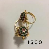 ราคา แหวนเต่าจิ๋ว ลงยา ทับทิม มีครบทุกไซ้ (3449026852)
