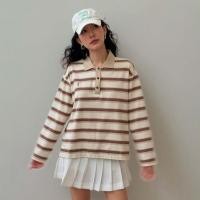 ราคา mitr ♡⸝⸝❤️ [มือ1] Bisou Long Sleeve Polo / Cream (29635117703)