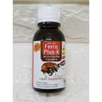 ราคา Ferric Plus-K 100 ml วิตตามินบำรุงเลือดสำหรับสุนัขและแมว ชนิดน้ำ (2675051881)