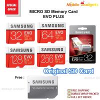 ราคา Samsung Original Micro SDHC Evo Plus Class 10 with Adapter 32/64/128/256 GB Memory Card (19833375245)