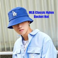 ราคา MLB Classic Nylon bucket hat หมวกปีกสีดำ โลโก้ NY สีดำ / สีเบจ (13607343927)