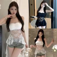 ราคา Kaylaเสื้อเกาะอก มีฟองน้ำ เข้ารูป สลิมฟิต สีทึบ ลายลูกไม้แต่งสายปลายปล่อย 2สี เกาะอกยาว แฟชั่น ทรงสวย ใส่สบาย#FY688 (28974405337)