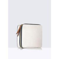 ราคา Estee Lauder กระเป๋าเครื่องสำอาง SP19 Crescent White Cosmetic Bag แท้ (15650503011)