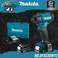 ราคา MAKITA ชุดสว่านไขควงไร้สาย 12V ขนาด 1/4" 28Nm. No.DF033DWYE (27228105037)