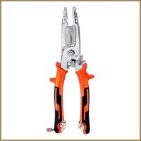 ราคา Wire Stripper 10 in 1 Ergonomic Cutter Crimper ช่างไฟฟ้าคีมตัดลวด Stripper สําหรับช่างไฟฟ้าบ้าน zoeqnmy (47453921977)