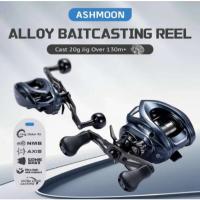 ราคา CYLIUS ASHMOON Alloy Baitcasting Max Drag 6Kg 8.1:1 High Gear Ratio Long Handle BFS Reel/All Purpose Reel/ Sea Fishing R (55651458748)