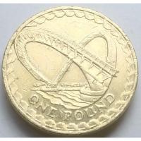 ราคา เหรียญ One Pound, ประเทศอังกฤษ (UK), England : Millennium Bridge, Queen Elizabeth II (3879010583)