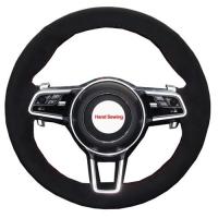 ราคา Hand Sewing Car Steering Wheel Cover For Porsche Macan Cayenne Panamera 911 718 (45202360100)
