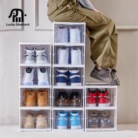 ราคา LuckyE ชั้นวางรองเท้า กล่องใส่รองเท้า พับได้ กล่องรองเท้า ที่เก็บรองเท้าแบบพับเก็บได้ (27224545983)