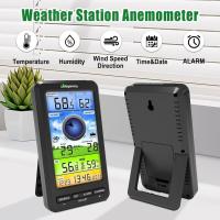 ราคา เครื่องวัดความเร็วลมสถานีอากาศ อินเตอร์เน็ตไร้สาย ไร้สาย ความโกรธ พร้อมความเร็วลมพลังงานแสงอาทิตย์/โดยตรง และเครื่องวัดอุณหภูมิในร่มกลางแจ้งและไฮโกรมิเตอร์ (50954101644)