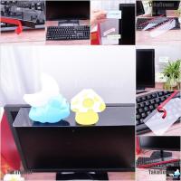 ราคา Low price monitor memo note board computer screen card holder sticky office home (7414516090)