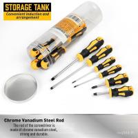 ราคา ชุดคู่มือแม่เหล็กแม่เหล็กชุดไขควงปากแฉกชุดฮาร์ดแวร์ถอดชิ้นส่วน10ซ่อมไขควงแบน เช่น (46152213637)